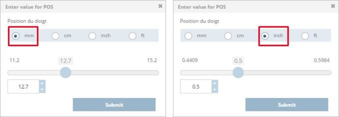 conversion des unités