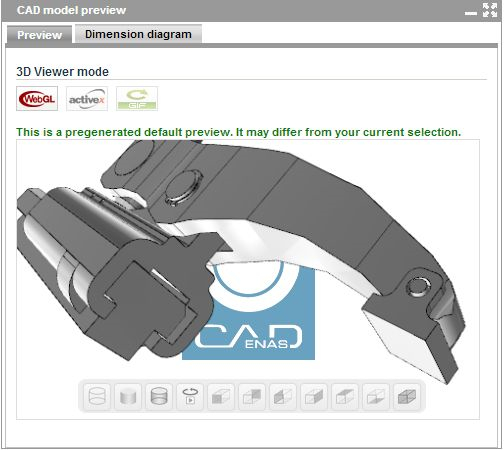 CADENAS 3D CAD model download portal PARTcommunity offers numerous improvements and convenience functions in the most current version 3.0