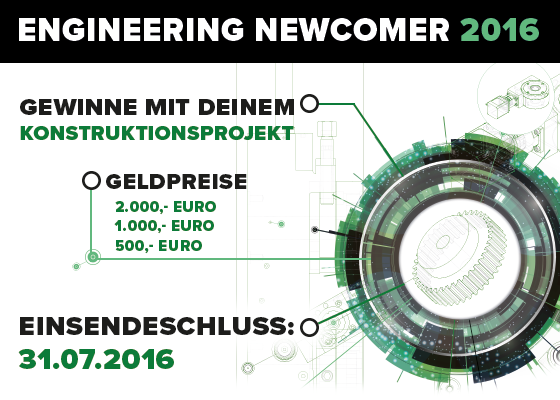 Teilnahmebedingungen für den Engineering Newcomer 2016