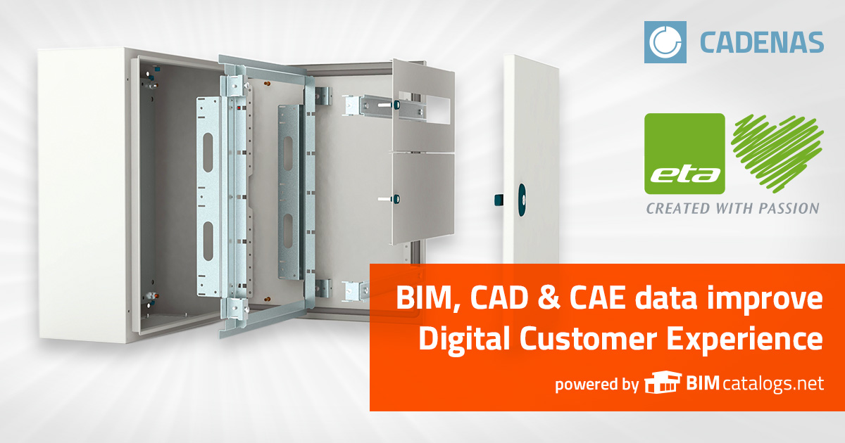 New 3D product catalog by ETA S.p.A. BIM, CAD & CAE data streamline