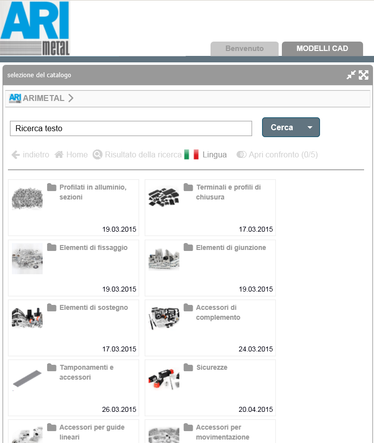 ARI metal is now on CADENAS portal with an Electronic Product Catalog