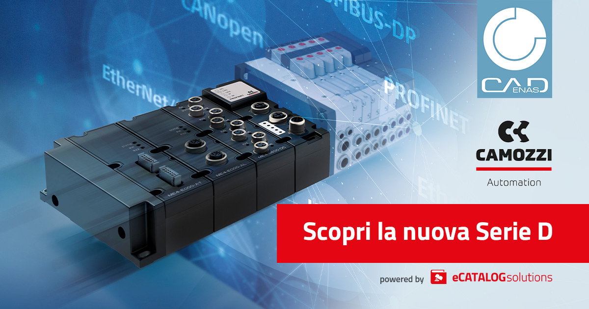 Camozzi presenta una nuova serie di isola di valvole con il Catalogo