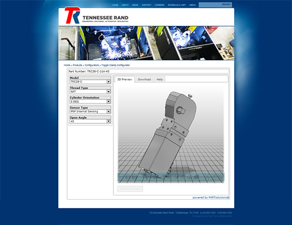 Configurateur CAO Tennessee Rand